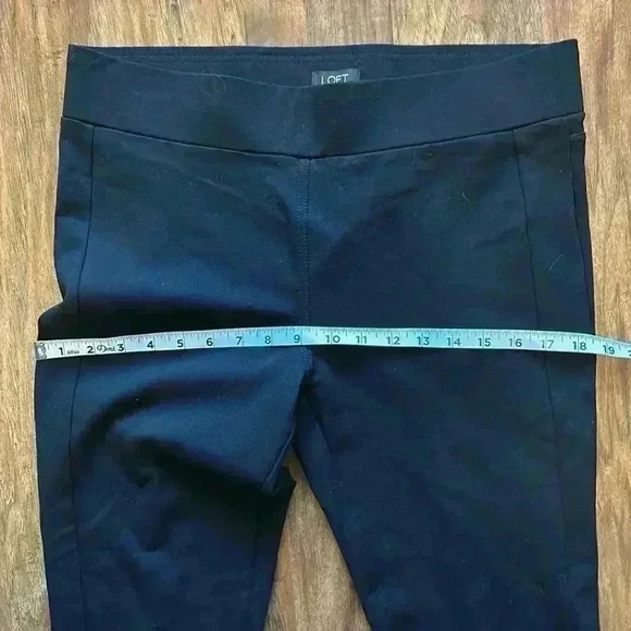Ann Taylor Loft Stretch Black Pants Women’s Size Large - Picture 6 of 8